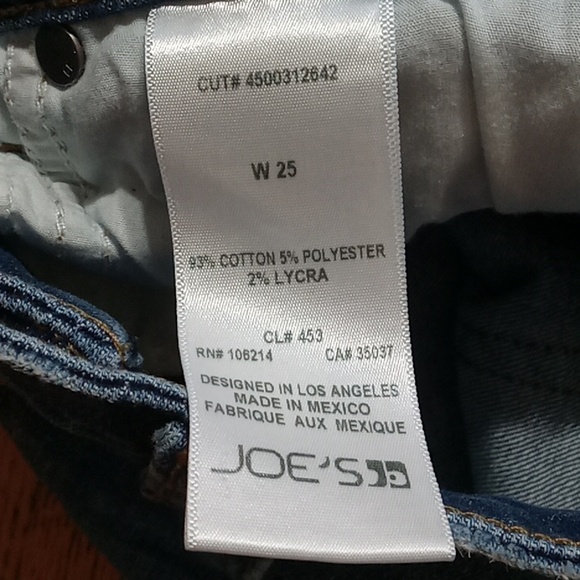 JOE'S JEANS Womens DENIM 25 Pants Used Preowned Distressed 26 x 31.5 - Picture 11 of 11